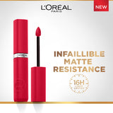 L'Oreal Infallible Matte Resistance Liquid Lipstick 5ml Ultra-Lightweight, Creamy Formula, Matte Finish #color_245 French Kiss