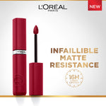 L'Oreal Infallible Matte Resistance Liquid Lipstick 5ml Ultra-Lightweight, Creamy Formula, Matte Finish #color_420 Le Rouge Paris