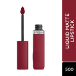 L'Oreal Infallible Matte Resistance Liquid Lipstick 5ml Ultra-Lightweight, Creamy Formula, Matte Finish #color_500 Wine Not