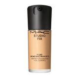 MAC Cosmetics Studio Fix Fluid SPF 15 Foundation 30ml, Liquid Foundation, SPF 15, Waterproof, Buildable #color_C40