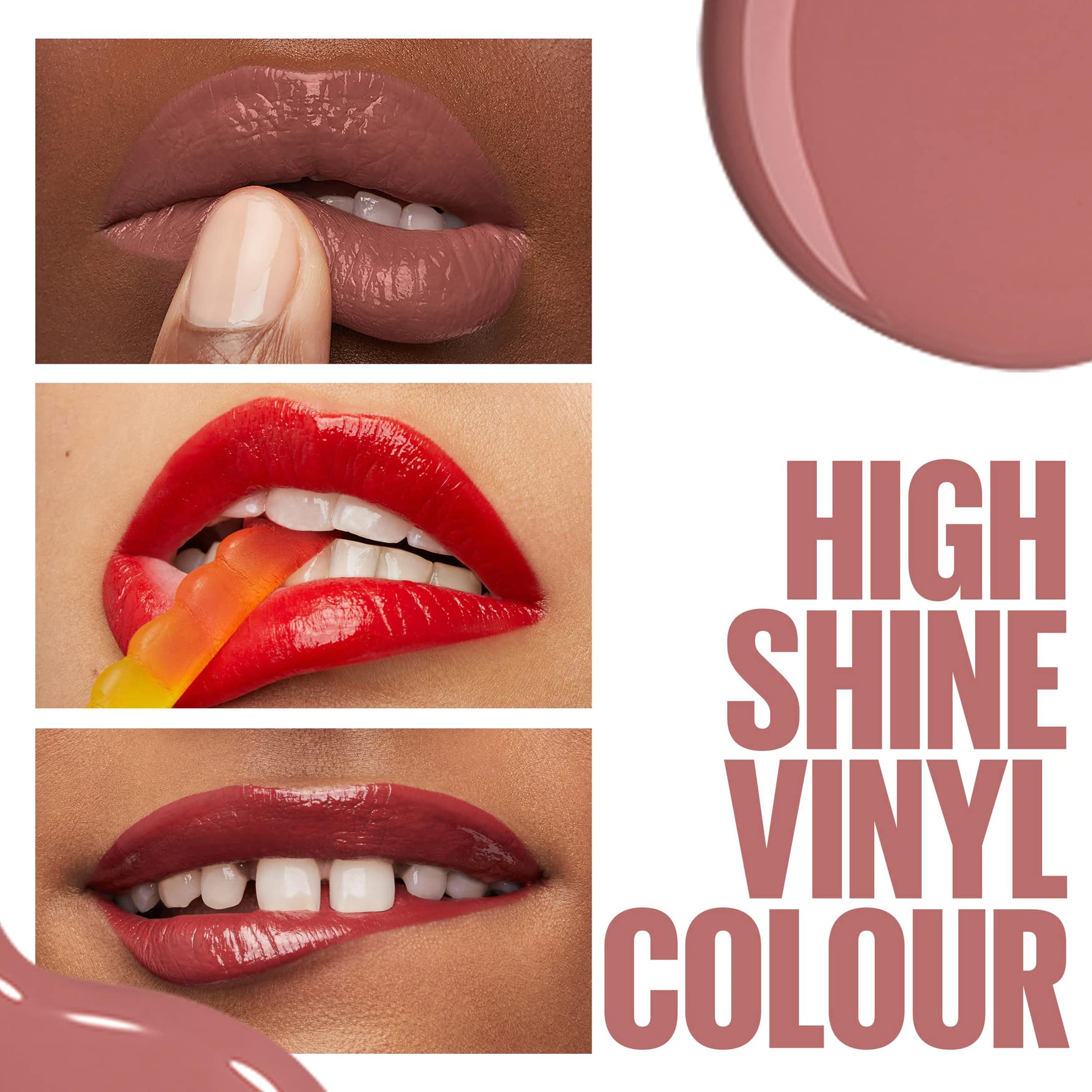 Maybelline SuperStay Vinyl Ink Liquid Lipstick, Instant Shine Finish 