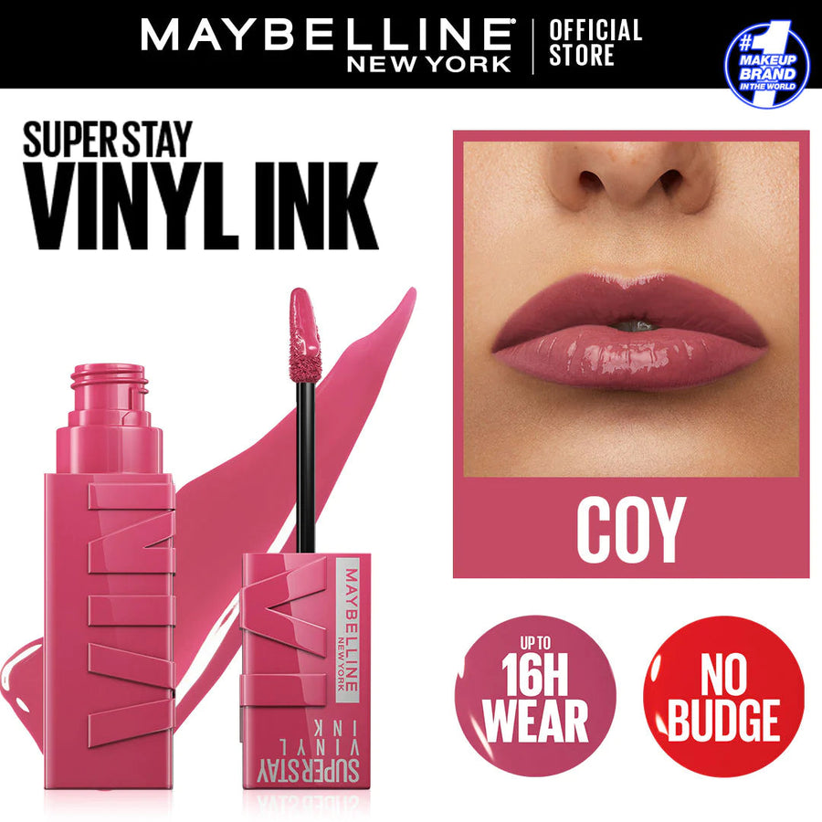 Maybelline SuperStay Vinyl Ink Liquid Lipstick, Instant Shine Finish #color_20 Coy