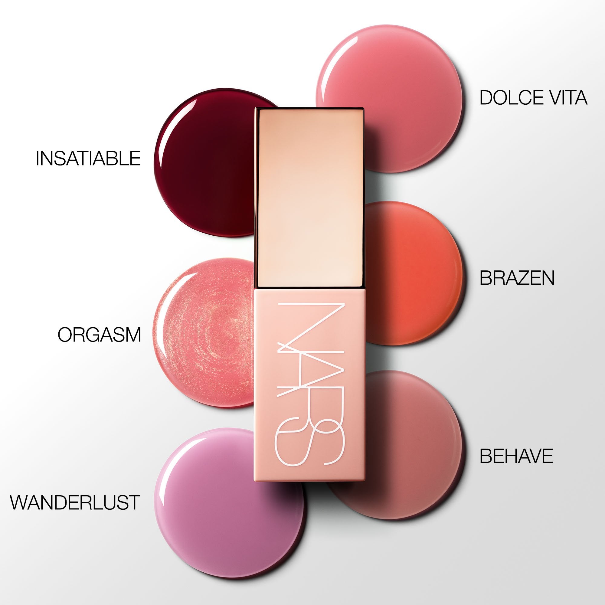 NARS Afterglow Liquid Blush 7ml, Lasting, Transfer-Resistant, Natural Glow #color_Orgasm 