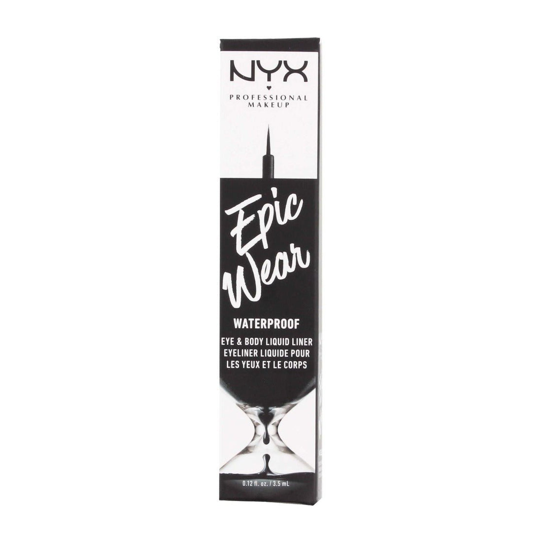 NYX Epic Wear Waterproof Liquid Eyeliner Black 3.5ml
