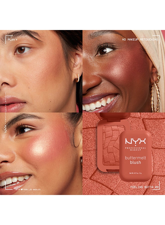 NYX Professional Makeup Buttermelt Blush #color_09 Feeling Butta