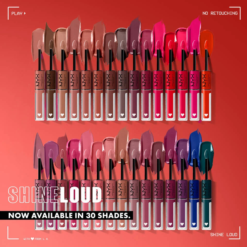 NYX Professional Makeup Shine Loud Long Lasting Liquid Lipstick 3.4ml
