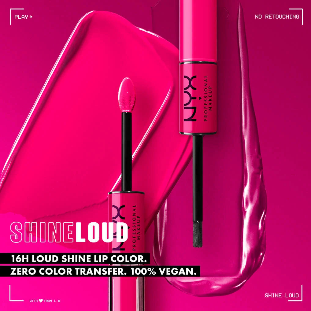 NYX Professional Makeup Shine Loud Long Lasting Liquid Lipstick 3.4ml 