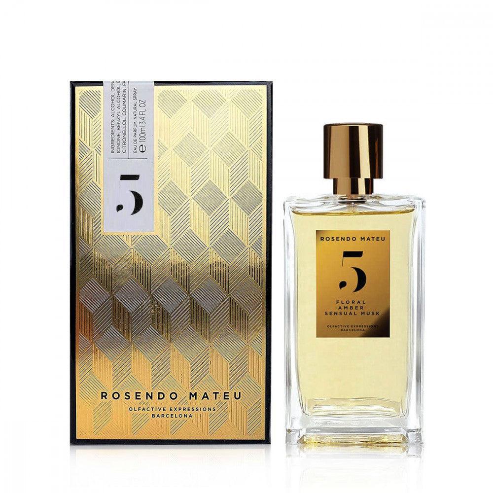 Nº 5 Floral Amber Sensual Musk Perfume by Rosendo Mateu 100ml