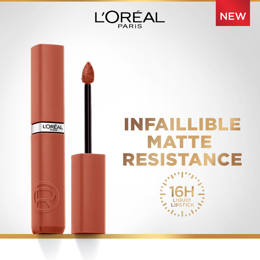 L'Oreal Infallible Matte Resistance Liquid Lipstick 5ml | Ramfa Beauty#color_115 Snooze your Alarm