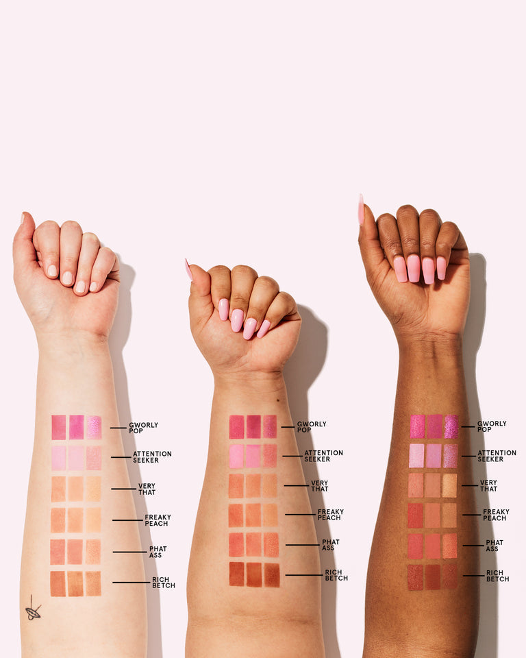 ONE/SIZE by Patrick Starrr Cheek Clapper 3D Blush Trio Palette