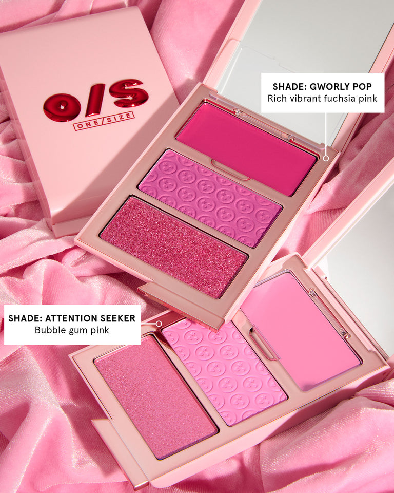 ONE/SIZE by Patrick Starrr Cheek Clapper 3D Blush Trio Palette