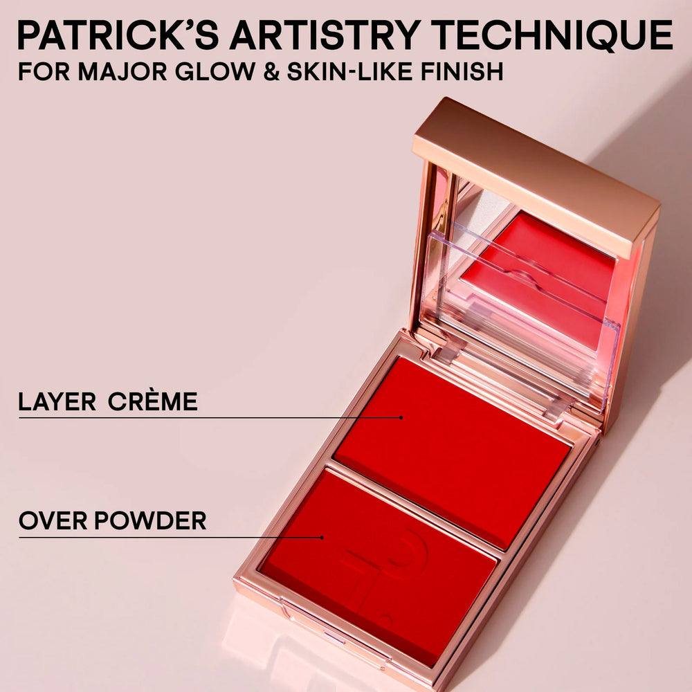 PATRICK TA Major Headlines Double-Take Crème & Powder Blush Duo 10g