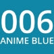  $swatch&006 Anime blue
