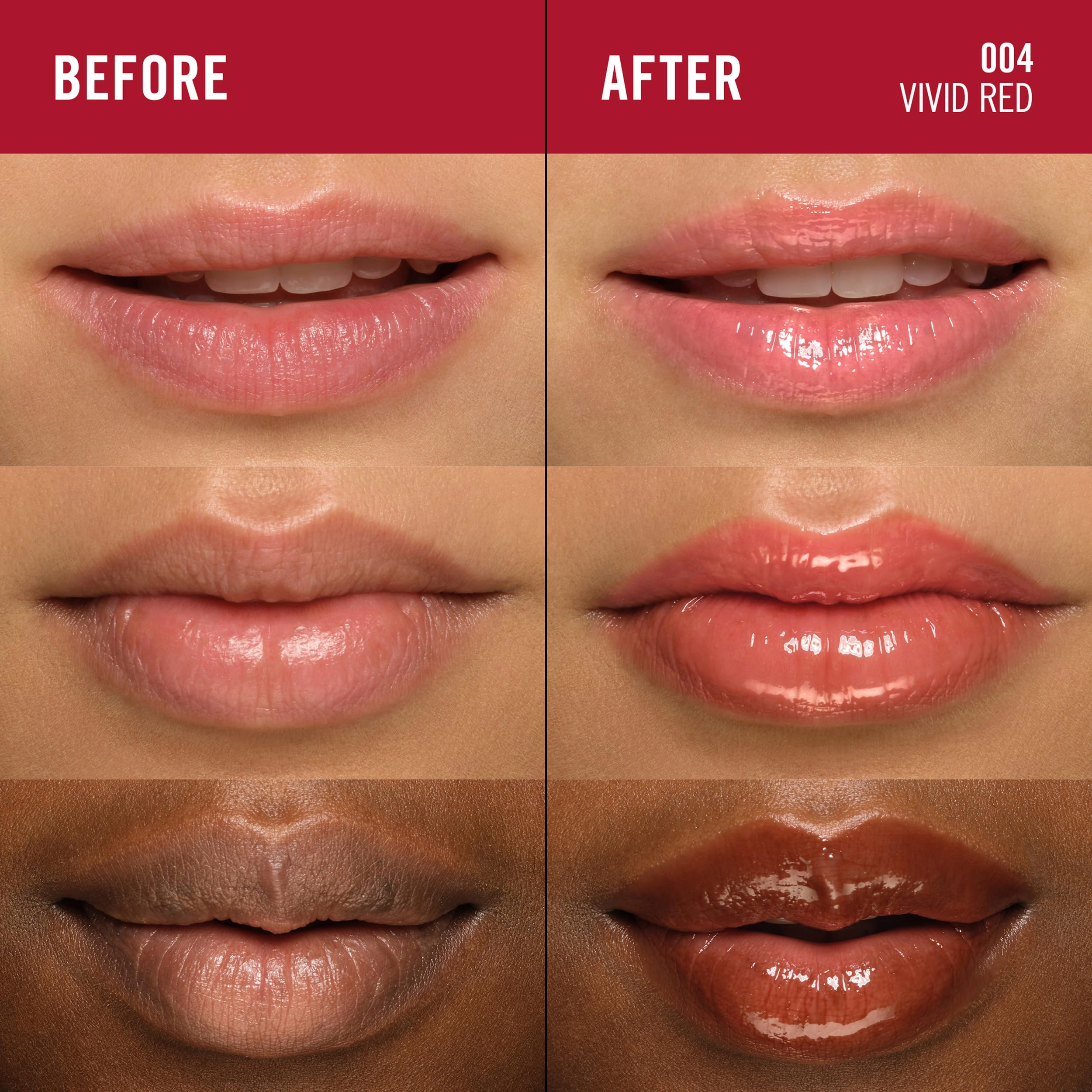Rimmel Oh My Gloss Lip Oil 4.5ml #color_OO4 Vivid Red