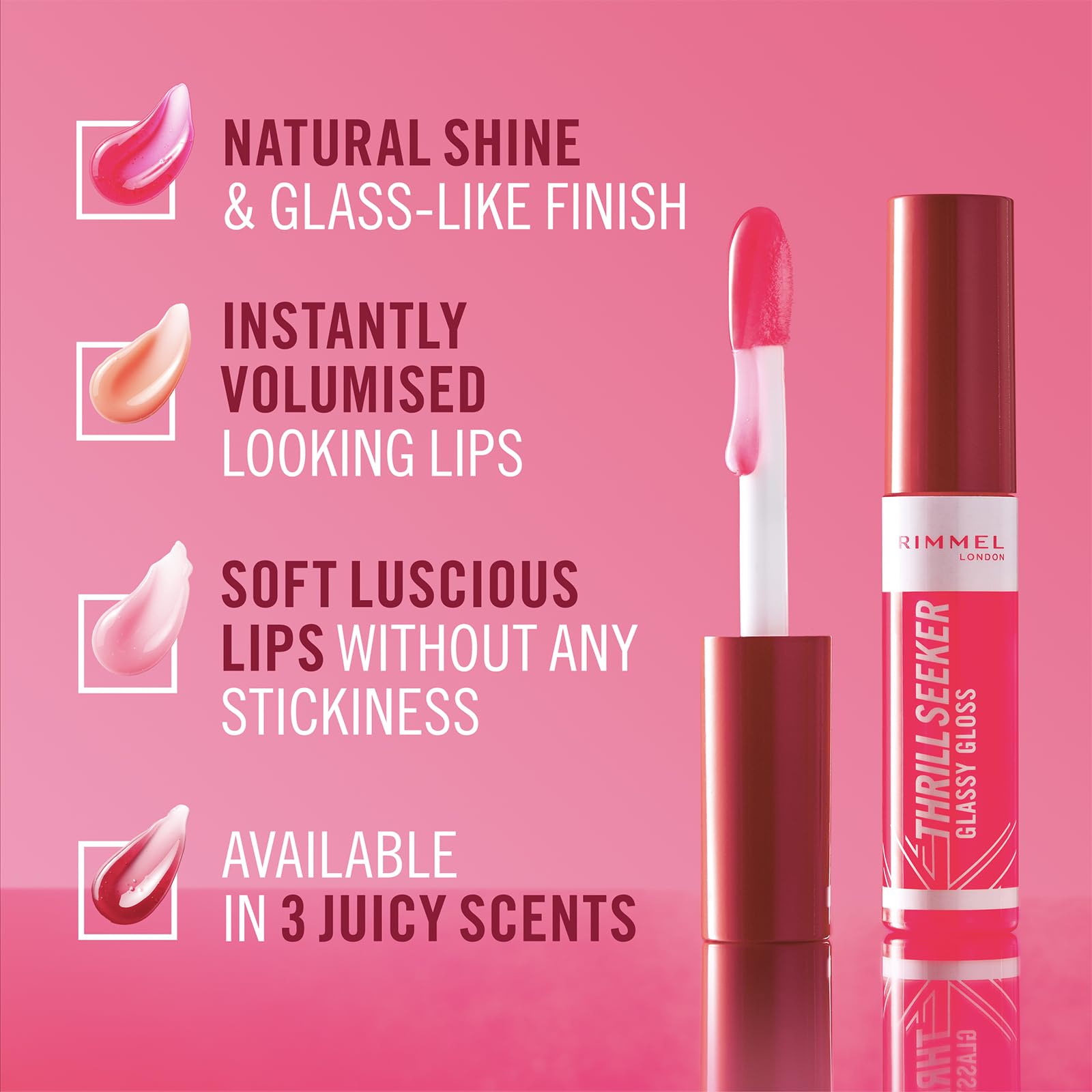 Rimmel Thrill Seeker Glassy Gloss Lip Gloss 10ml