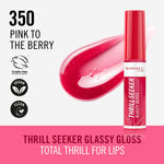Rimmel Thrill Seeker Glassy Gloss Lip Gloss 10ml #color_Pink To The Berry