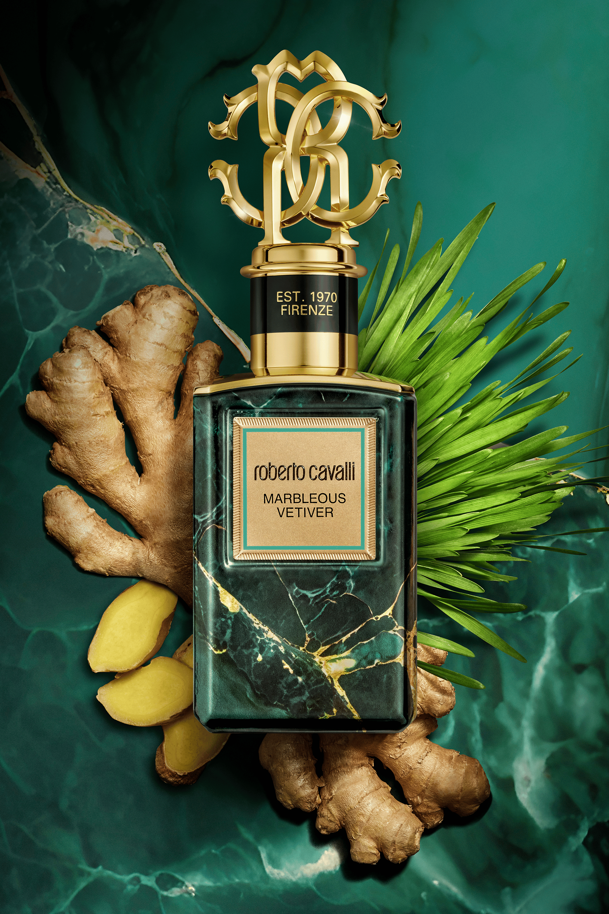 Roberto Cavalli Gold Marbleous Vetiver Eau de Parfum 100ml