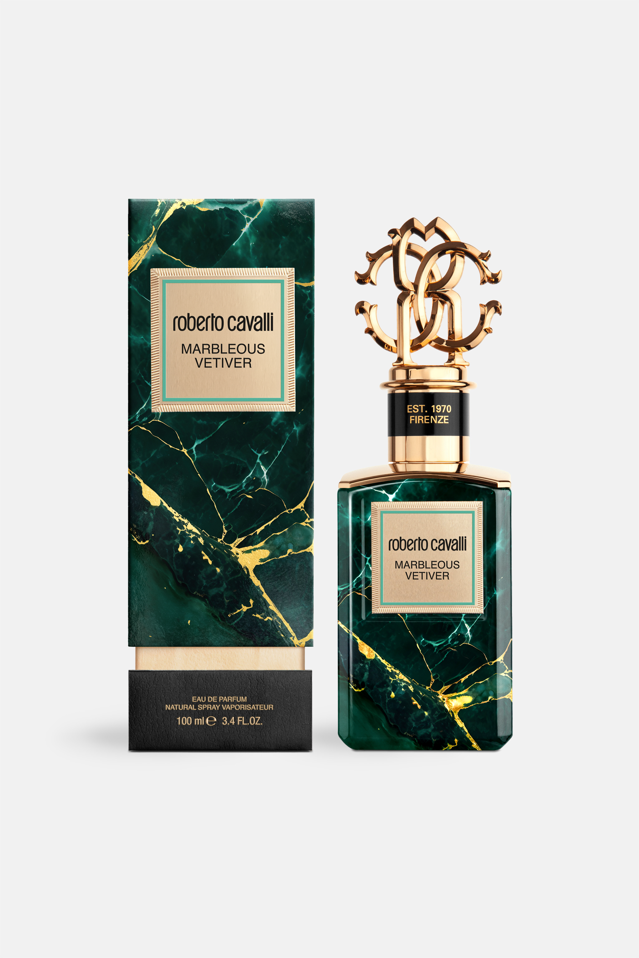 Roberto Cavalli Gold Marbleous Vetiver Eau de Parfum 100ml