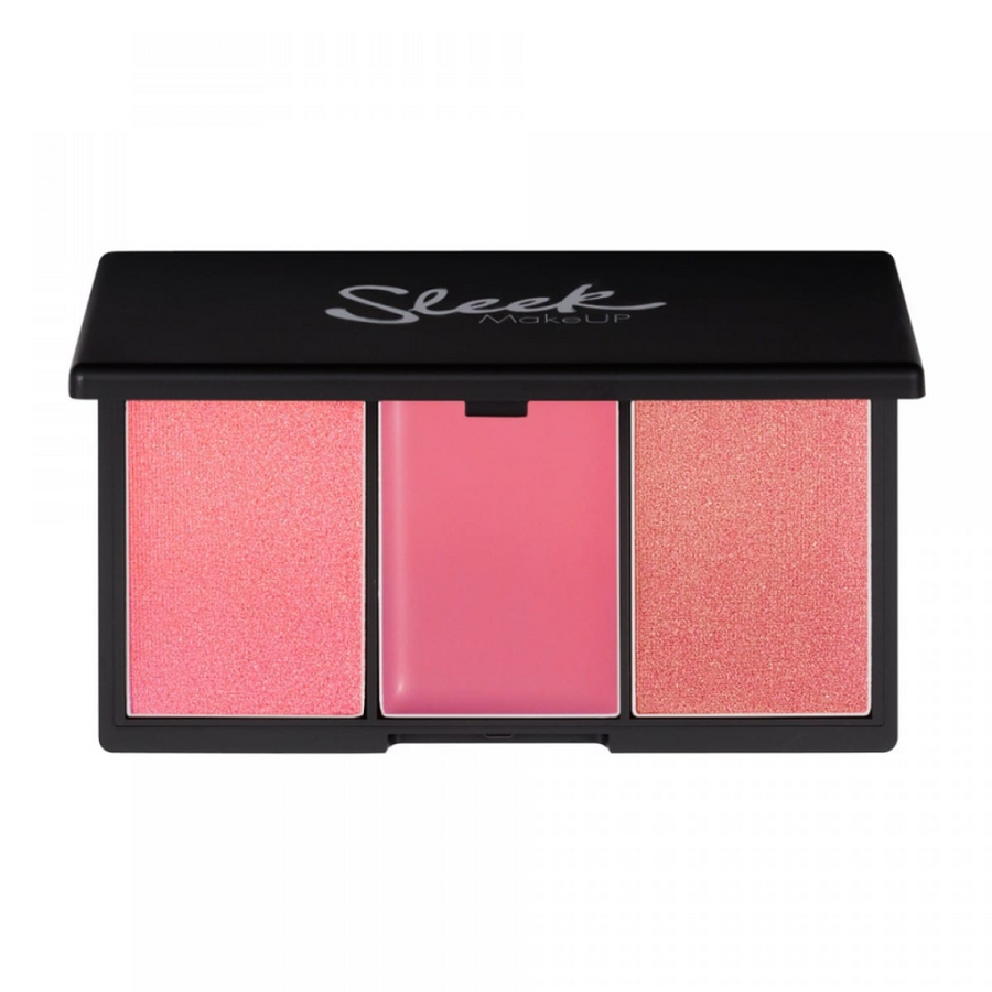 Sleek Blush By 3 Palette 17g | Ramfa Beauty #color_Pink Lemonade