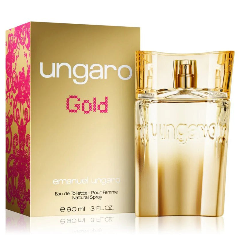 Ungaro Gold Eau De Toilette by Emanuel Ungaro 90ml