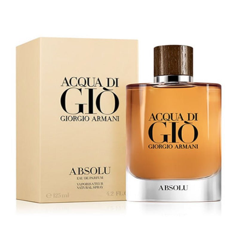 Giorgio Armani Acqua Di Gio Absolu Men Perfume 4.2oz 125ml 2.7oz 75ml EAU DE PARFUM SPRAY  