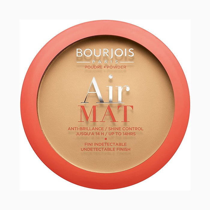 Bourjois Air Mat Compact Powder 0.35oz 10g Lightweight Long-Lasting Foundation Powder #color_04 Light Bronze