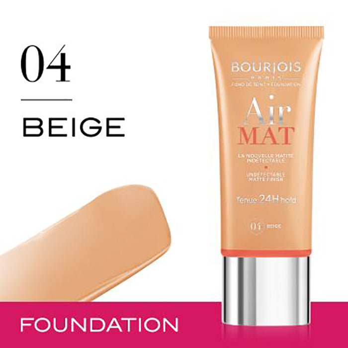 Bourjois Air Mat Foundation 1.0oz 30ml Smooth Matte Finish 24 Hours #color_04 Beige