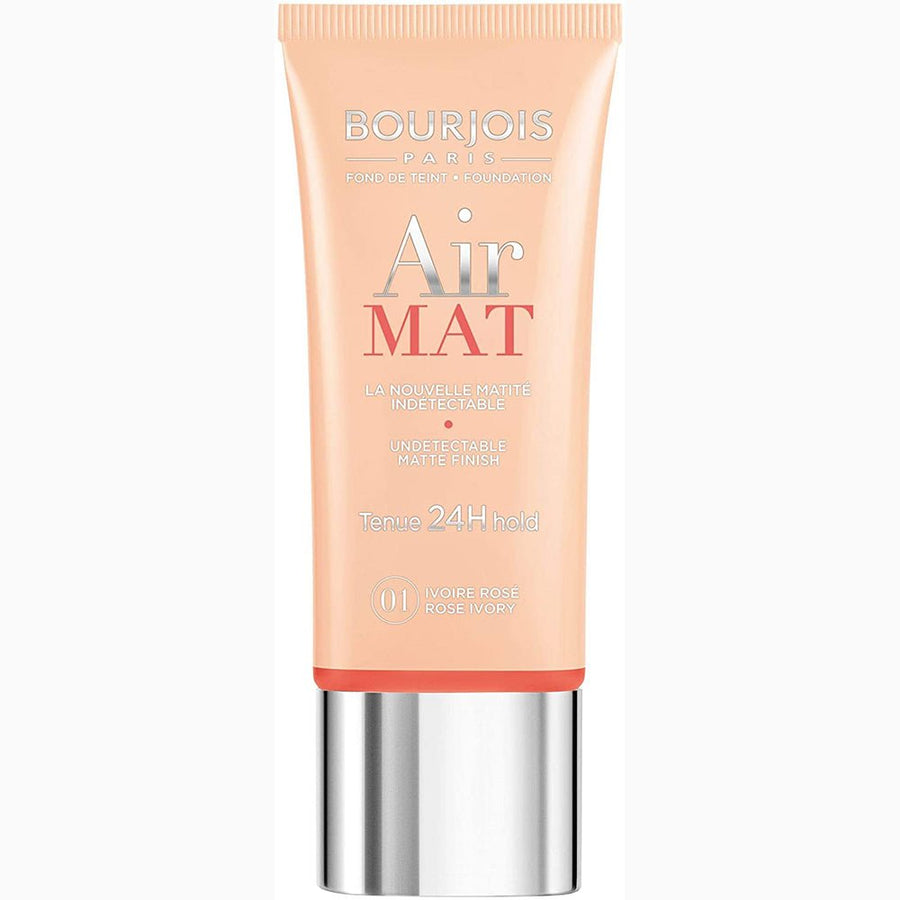 Bourjois Air Mat Foundation 1.0oz 30ml Smooth Matte Finish 24 Hours #color_01 Rose Ivory