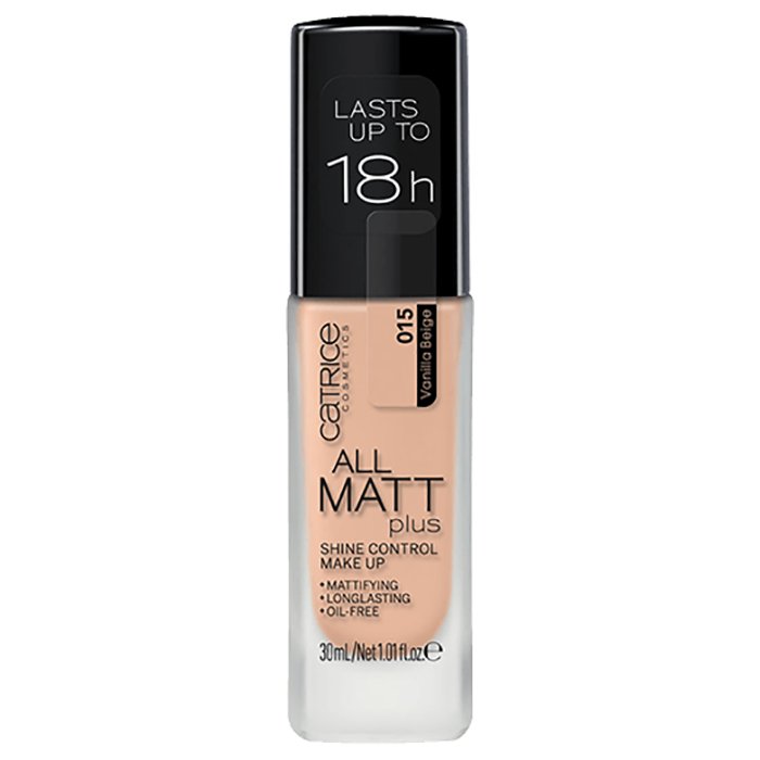 Catrice All Matt Plus Shine Control Make Up Foundation Long-Lasting Oil-Free #color_015 Vanilla Beige