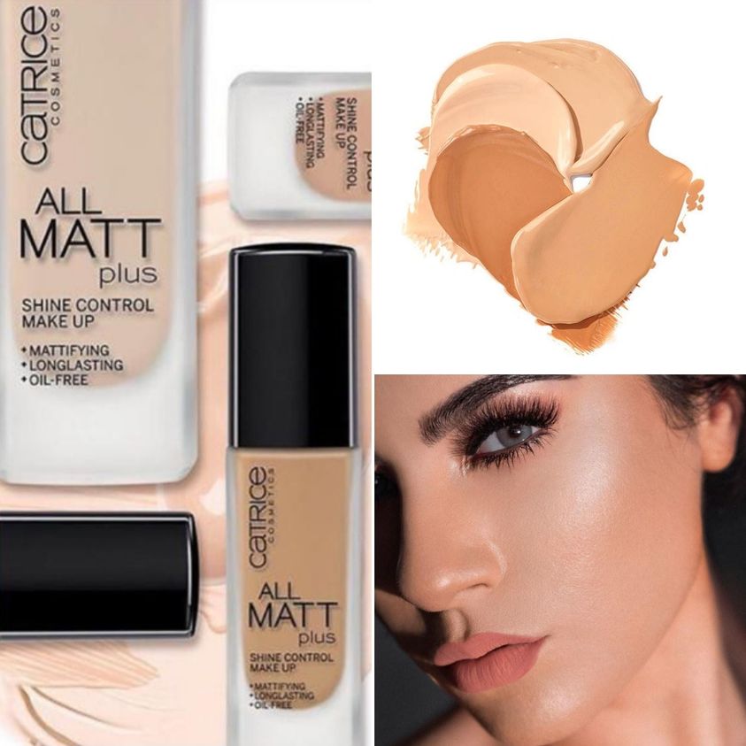 Catrice All Matt Plus Shine Control Make Up Foundation Long-Lasting Oil-Free