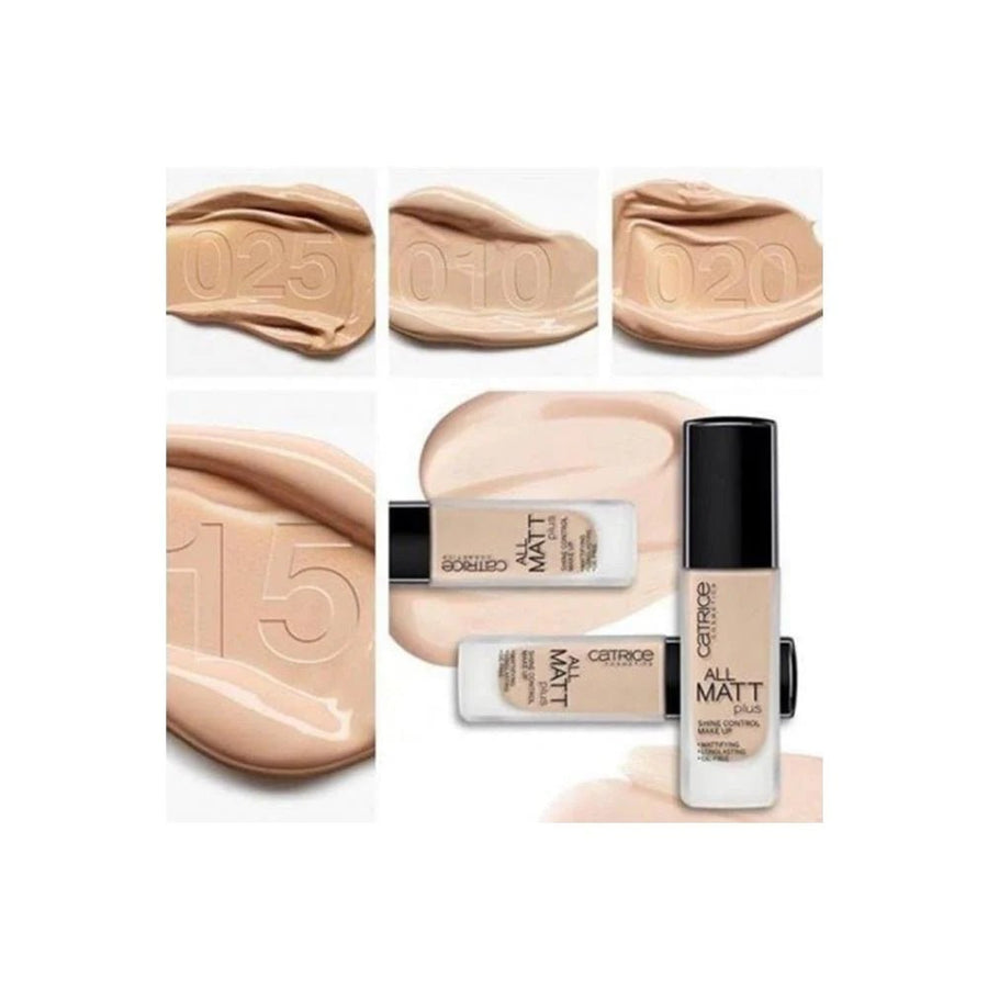 Catrice All Matt Plus Shine Control Make Up Foundation Long-Lasting Oil-Free