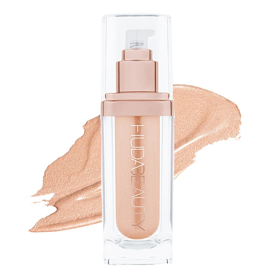 Huda Beauty Make Up For Ever All Over Body Highlighter N.Y.M.P.H Flawless Summer Skin, Smooth and Hydrated #color_Luna