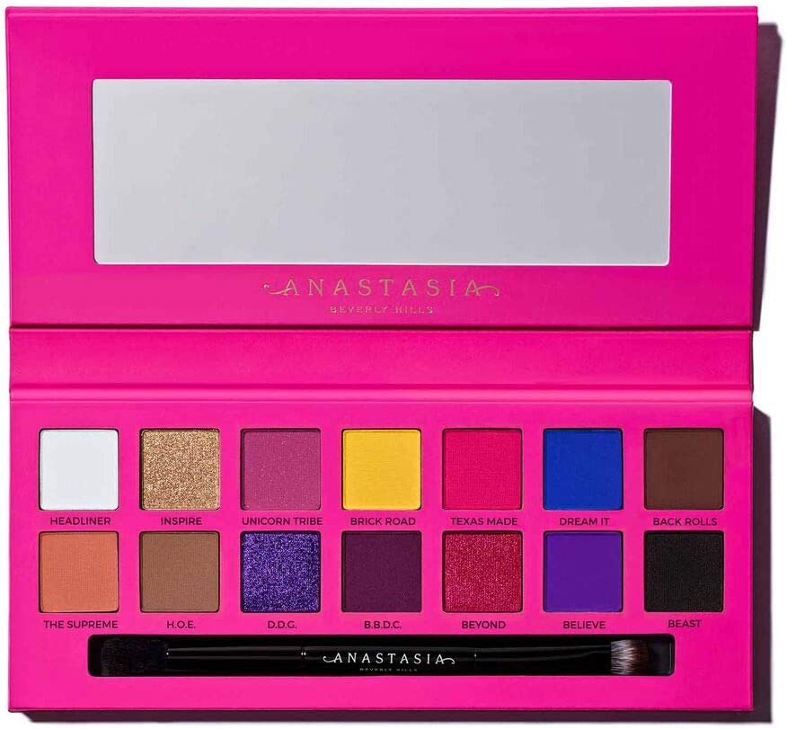 Anastasia Beverly Hills Alyssa Edwards Eyeshadow Palette 14 Shades Metallic Matte