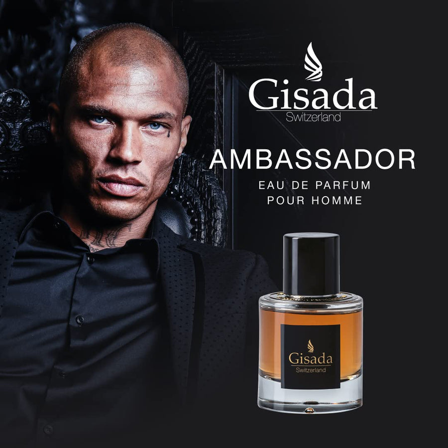 Gisada Ambassador Men Perfume 3.4oz 100ml EAU DE PARFUM SPRAY  