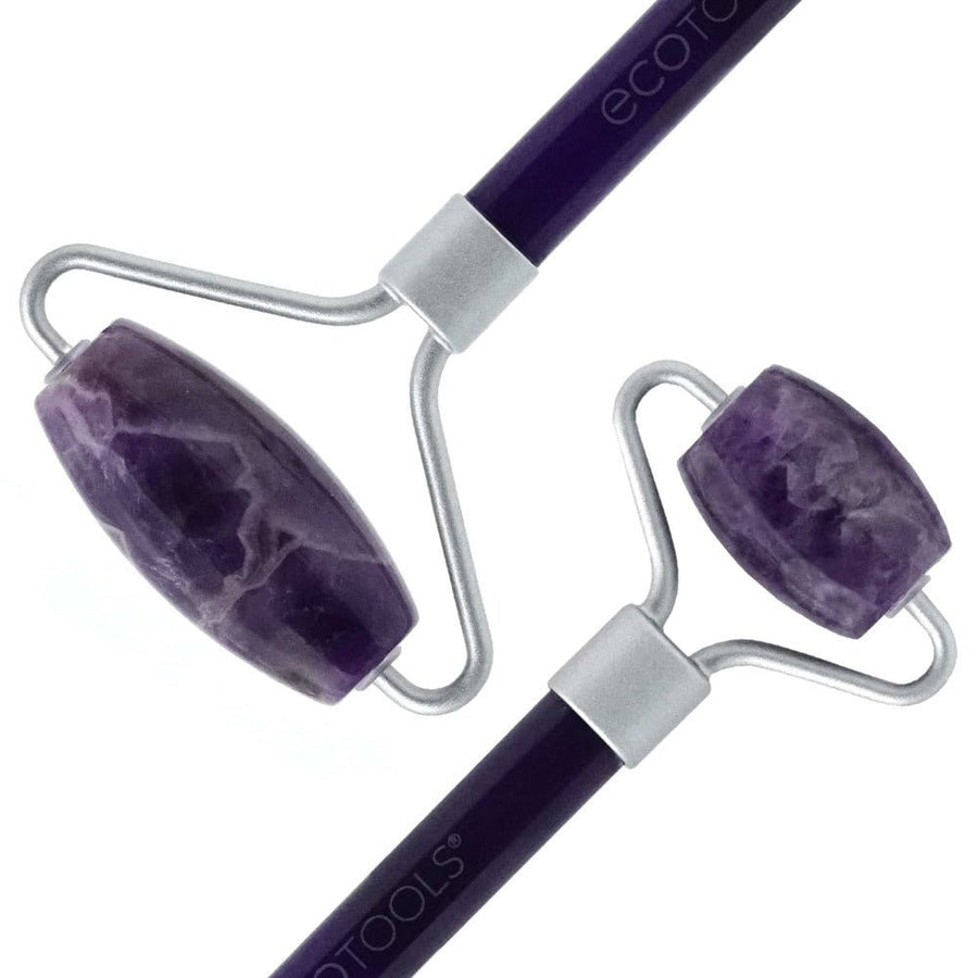 Ecotools Amethyst Facial Roller Skin Care Rollers Tools Reducing Puffiness and Promoting a Radiant Complexion