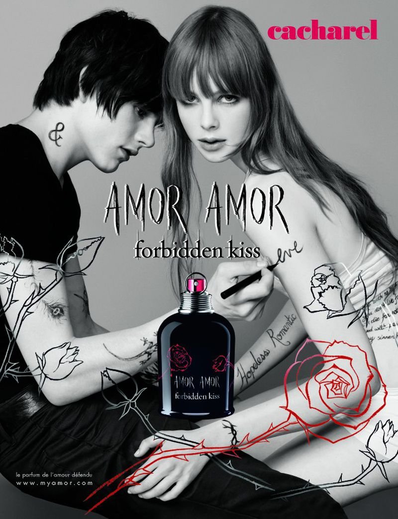 Cacharel Amor Amor Forbidden Kiss Women Perfume 3.4oz 100ml EAU DE TOILETTE SPRAY  