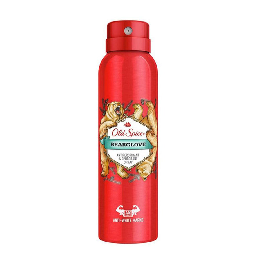 Old Spice Antiperspirant Deodorant Spray Body Spray 3.7oz 105g Bearglove