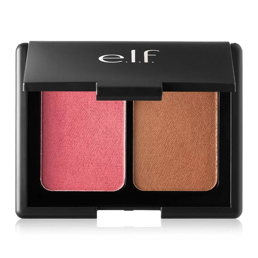 E.L.F Aqua Beauty Blush & Bronzer 0.3oz 8.5g Vitamin E, Cream-to-Powder Formula Hydrates Skin