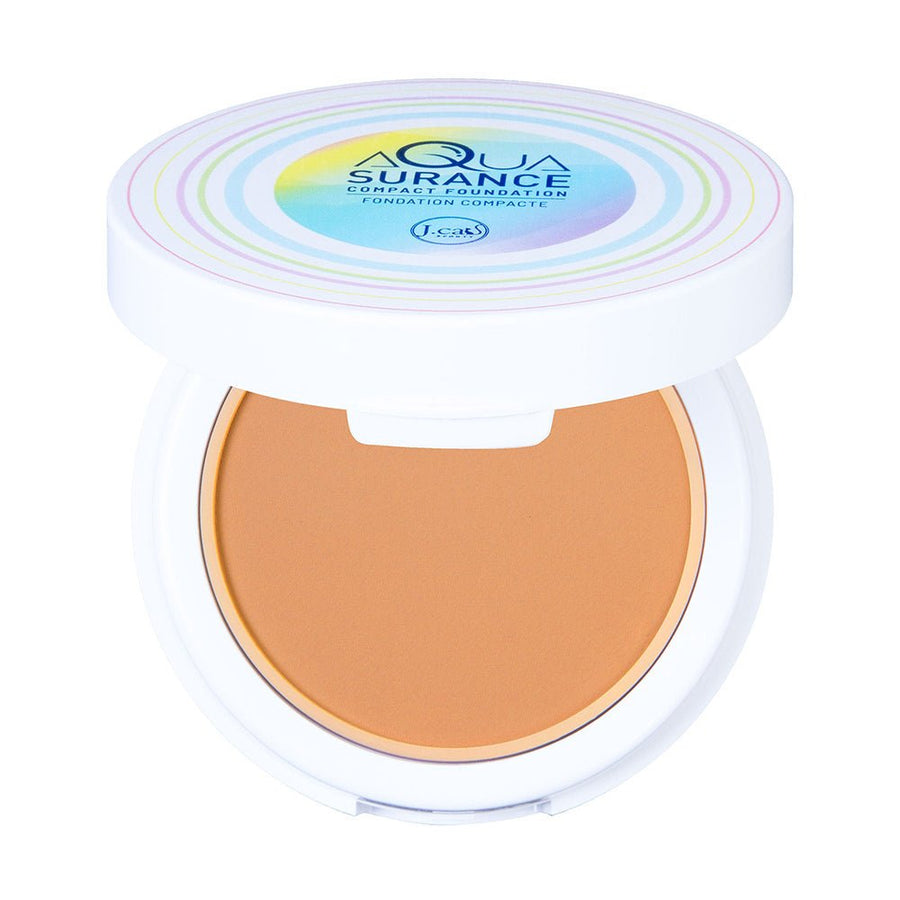 J. Cat Aquasurance Compact Foundation Full Coverage Powder #color_ACF103 Medium Beige