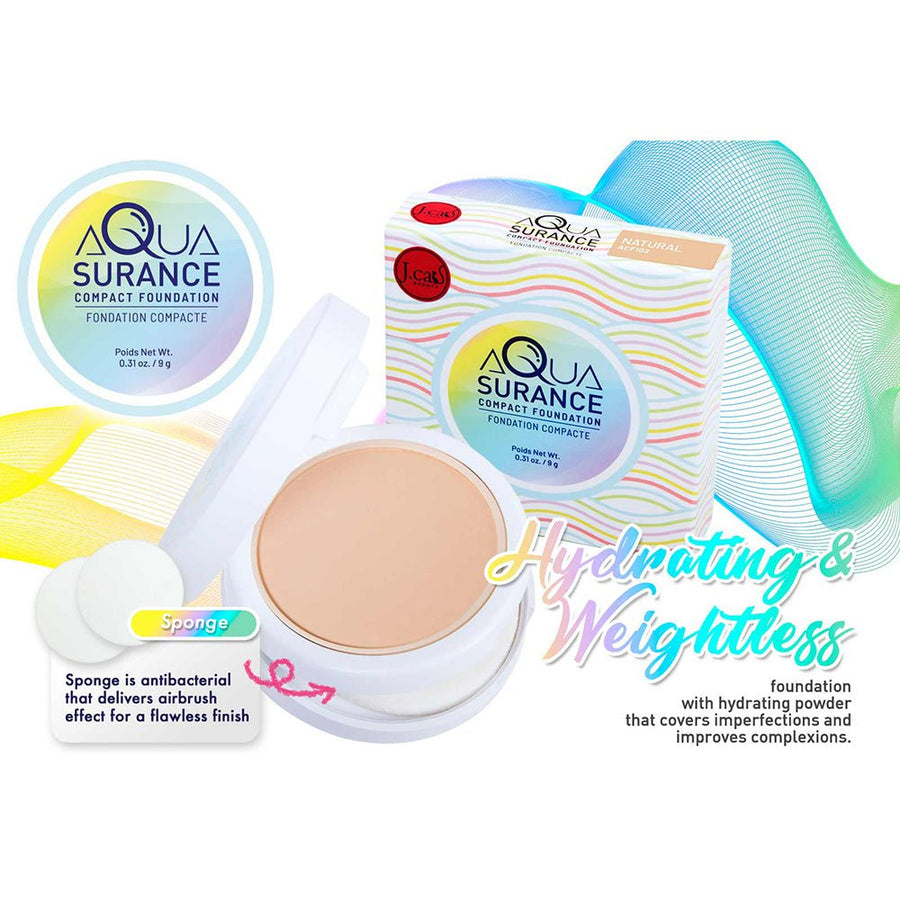 J. Cat Aquasurance Compact Foundation Full Coverage Powder