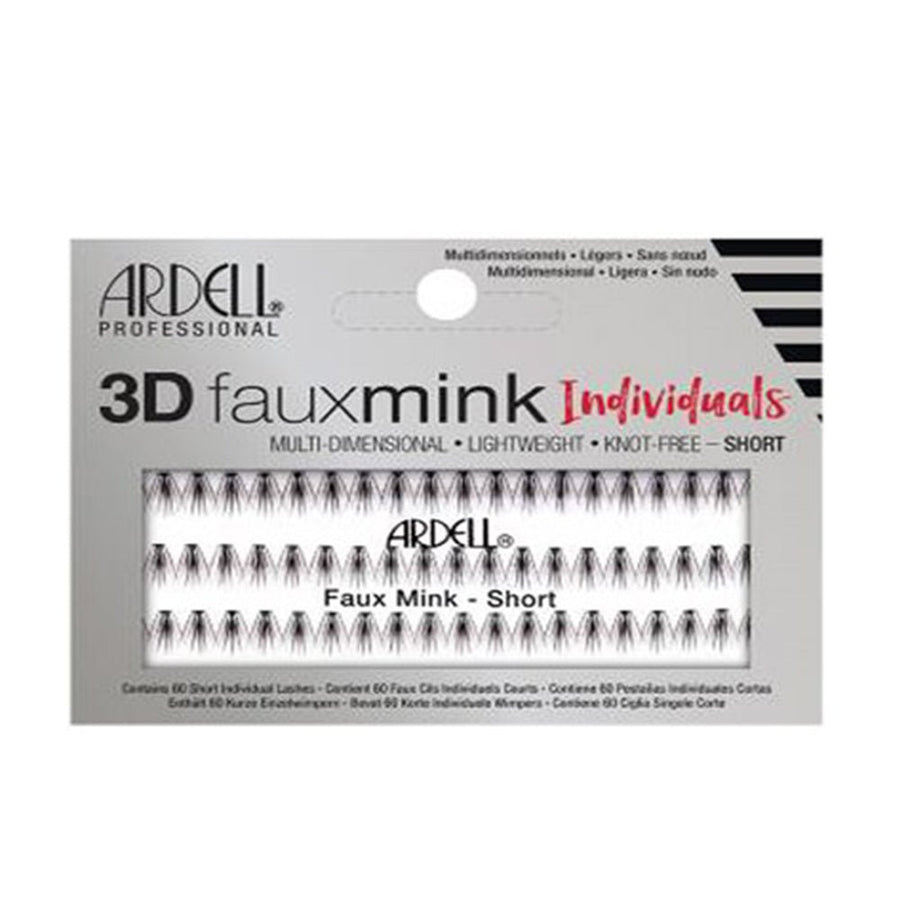 Ardell 3D Faux Mink Individuals Single Lash Extensions #color_Short