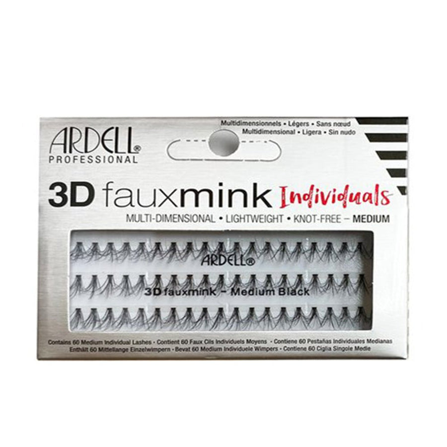 Ardell 3D Faux Mink Individuals Single Lash Extensions #color_Medium