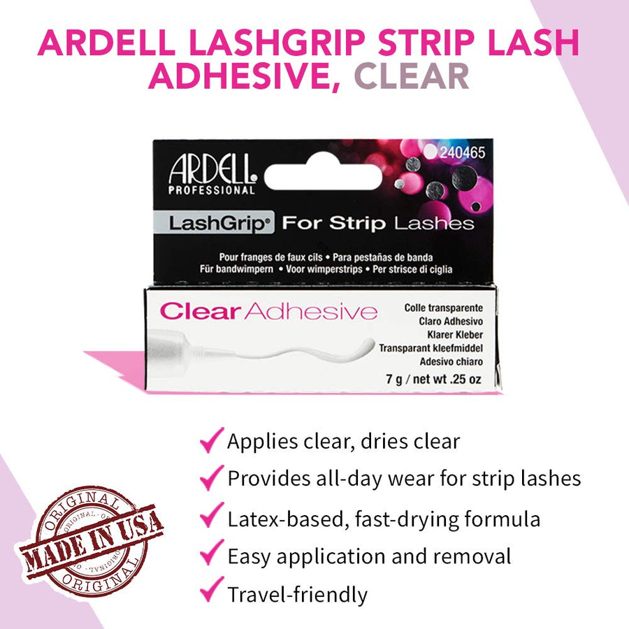 Ardell Lashgrip Clear Adhesive For Strip Lashes Lash Glue #color_Clear