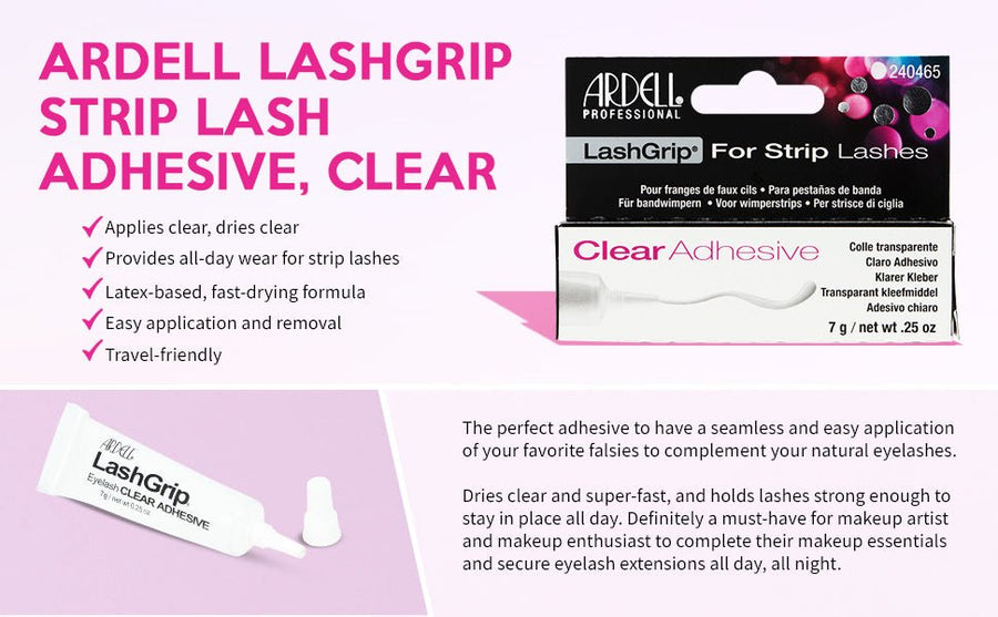 Ardell Lashgrip Clear Adhesive For Strip Lashes Lash Glue #color_Clear