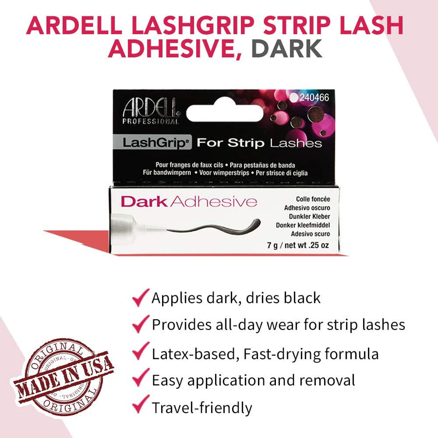 Ardell Lashgrip Dark Adhseive For Strip Lashes Lash Glue #color_Dark