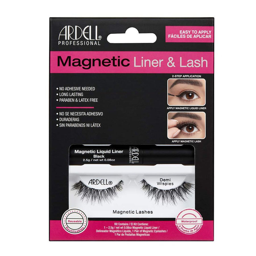 Ardell Magnetic Liquid Liner & Lash False Eyelashes #color_Demi Wispies