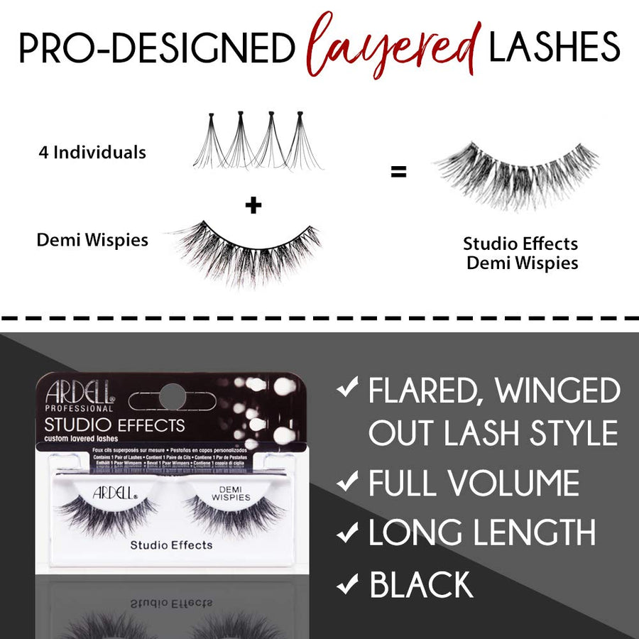 Ardell Studio Effects False Eyelashes #color_Demi Wispies