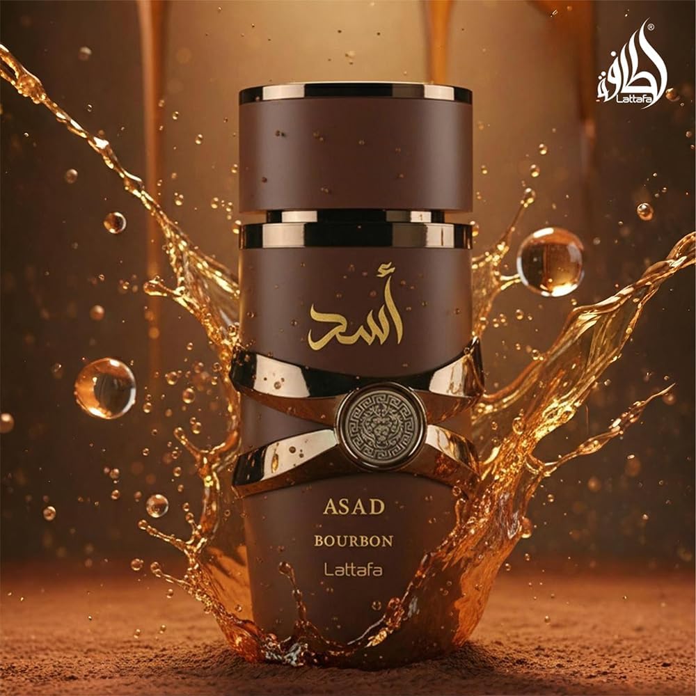 Lattafa Asad Bourbon EDP Men Perfume 3.3oz 100ml EAU DE PARFUM SPRAY