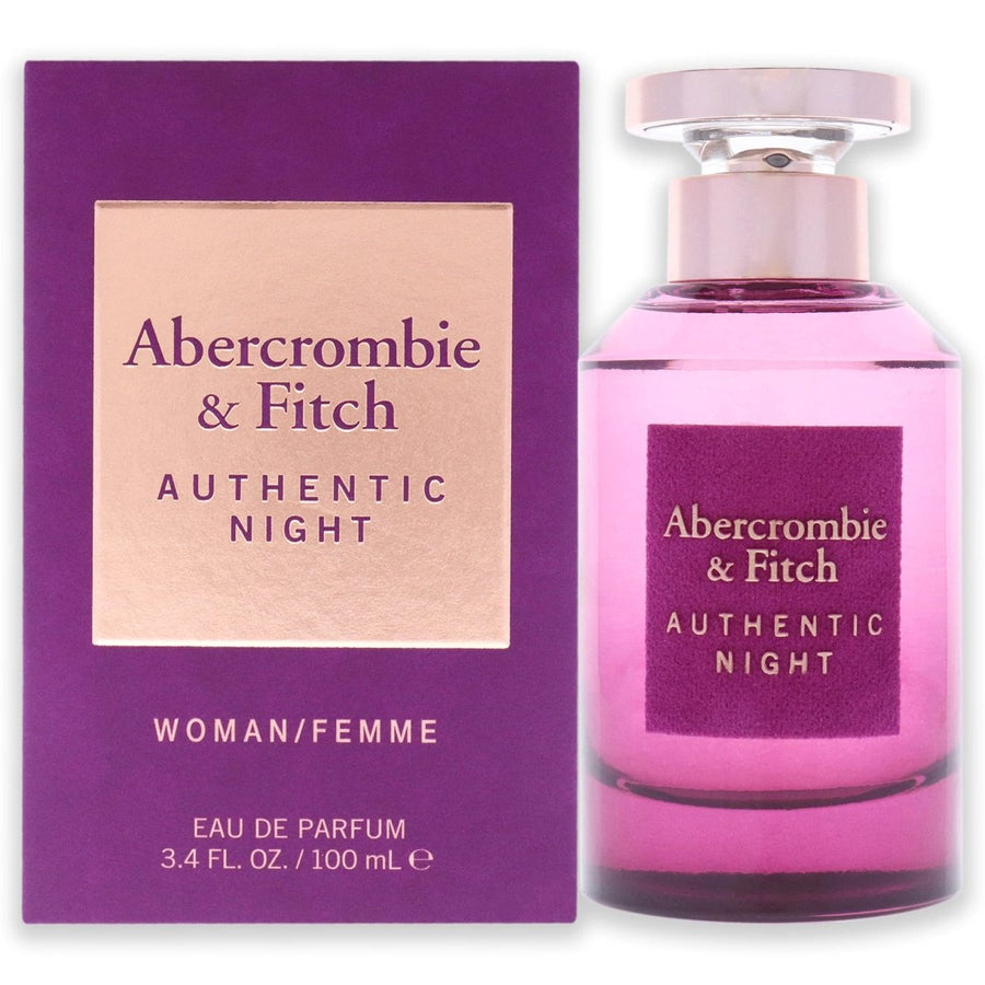 Abercrombie & Fitch AUTHENTIC NIGHT Women Perfume 3.4oz 100ml EAU DE PARFUM SPRAY  