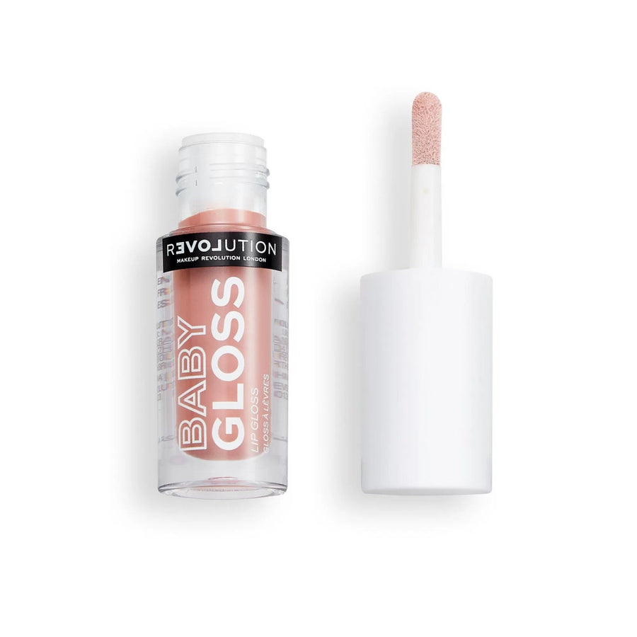 Revolution Baby Gloss Lip Gloss 2.2ml, Hyaluronic Acid, Smoothes and Hydrates Lips #color_Sugar